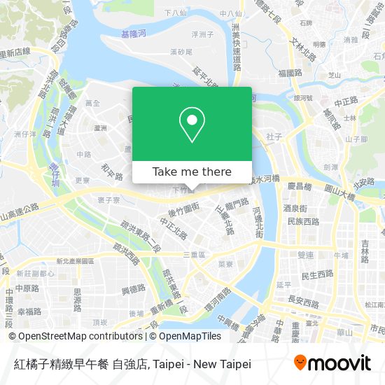 紅橘子精緻早午餐 自強店 map