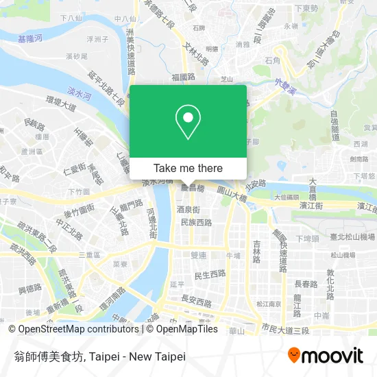 翁師傅美食坊地圖