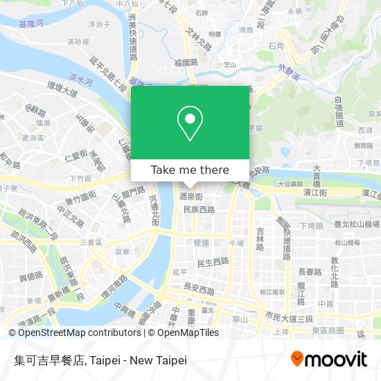 集可吉早餐店 map