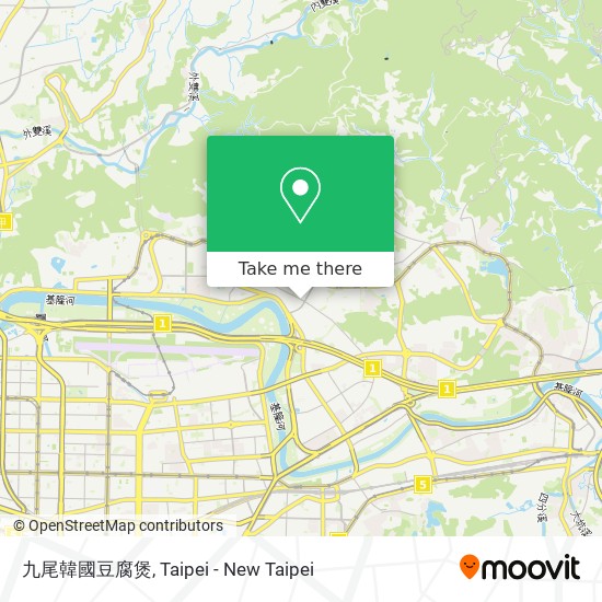 九尾韓國豆腐煲 map