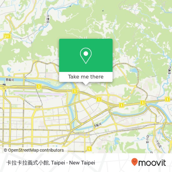 卡拉卡拉義式小館, 臺北市內湖區陽光街 map