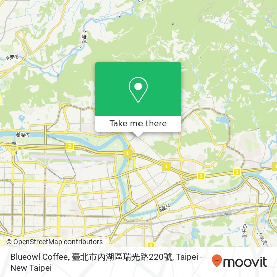 Blueowl Coffee, 臺北市內湖區瑞光路220號 map
