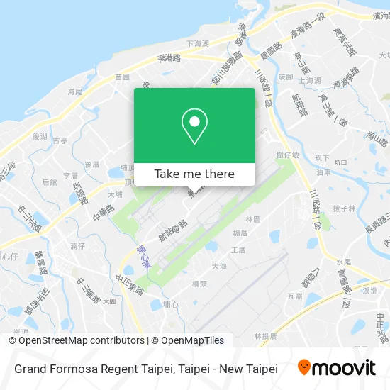 Grand Formosa Regent Taipei map
