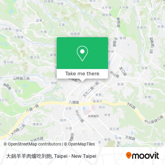 大鍋羊羊肉爐吃到飽地圖