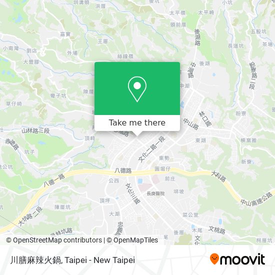 川膳麻辣火鍋地圖