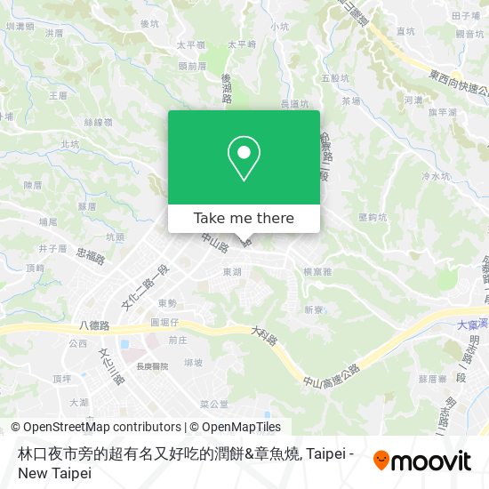 林口夜市旁的超有名又好吃的潤餅&章魚燒地圖