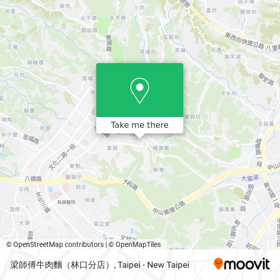梁師傅牛肉麵（林口分店） map