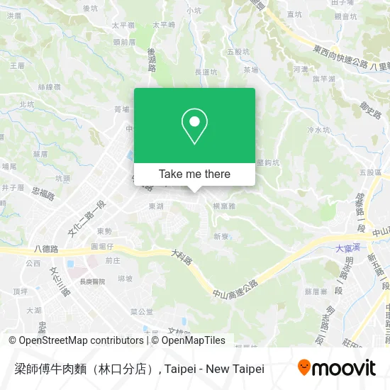 梁師傅牛肉麵（林口分店）地圖