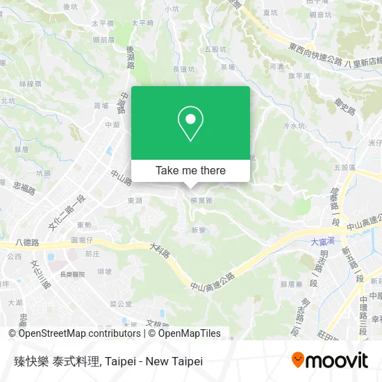 臻快樂 泰式料理地圖