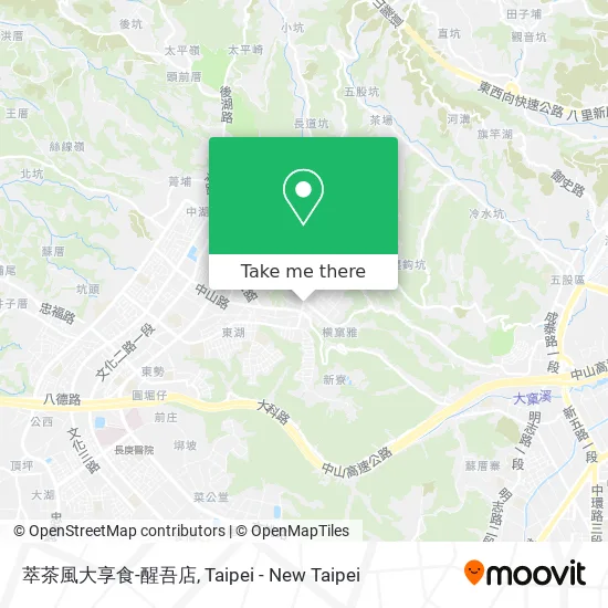 萃茶風大享食-醒吾店 map