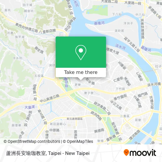 蘆洲長安瑜珈教室 map