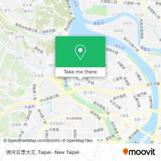 洲河豆漿大王地圖