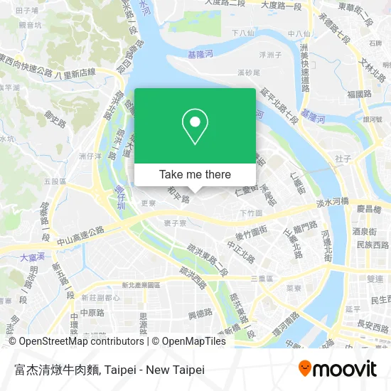 富杰清燉牛肉麵地圖