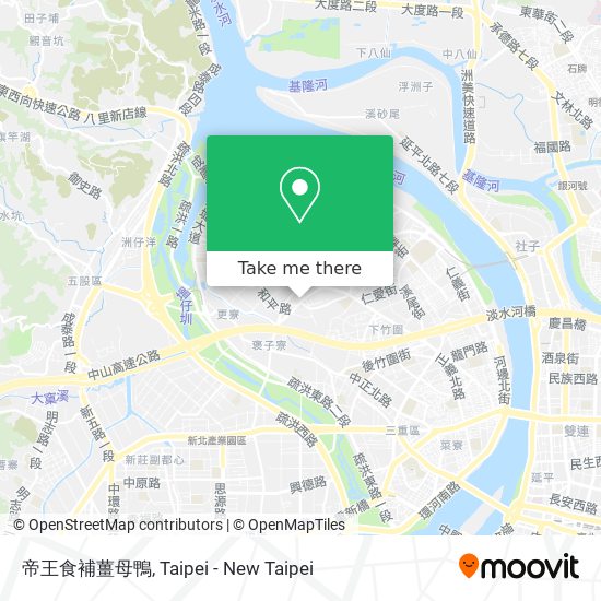 帝王食補薑母鴨地圖