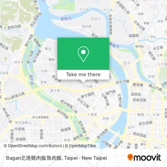Bagan北港雞肉飯魯肉飯 map