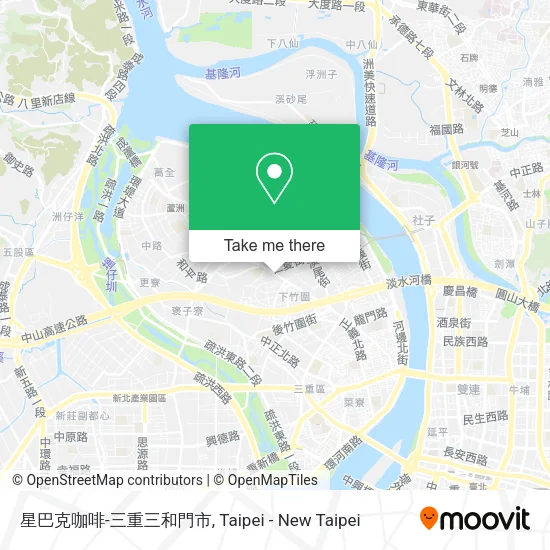 星巴克咖啡-三重三和門市 map