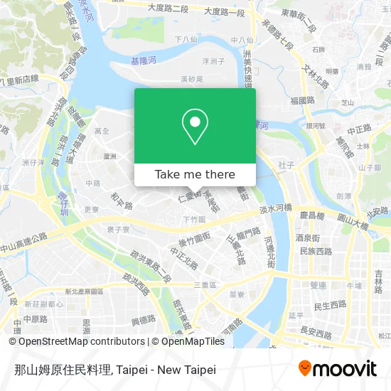 那山姆原住民料理 map