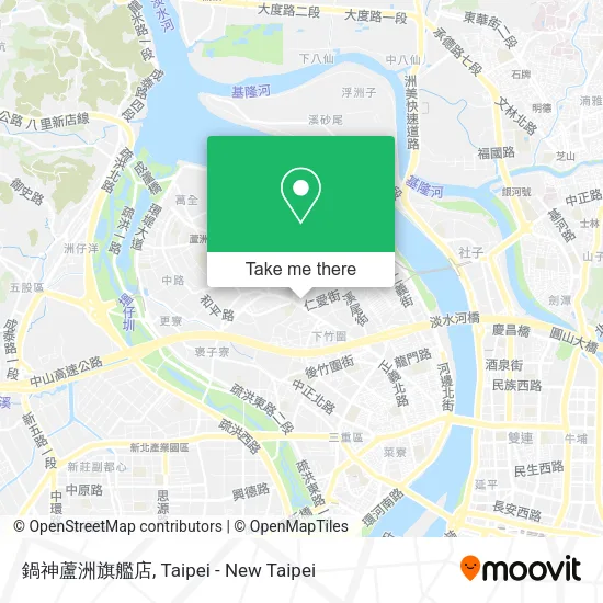 鍋神蘆洲旗艦店地圖