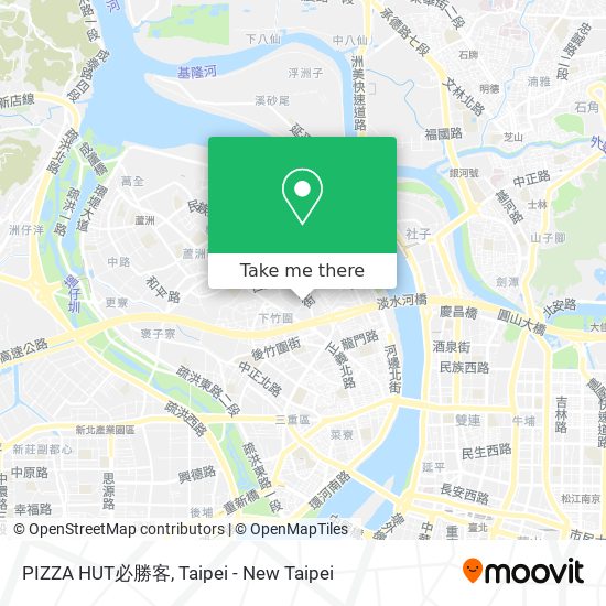 PIZZA HUT必勝客地圖