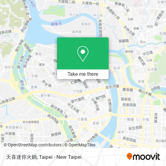 天喜迷你火鍋地圖