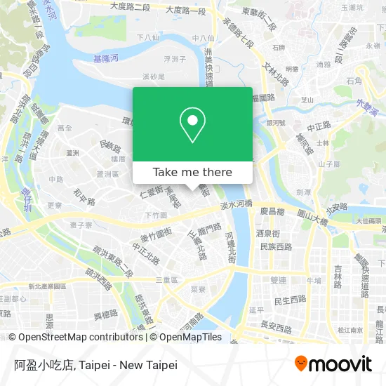 阿盈小吃店 map