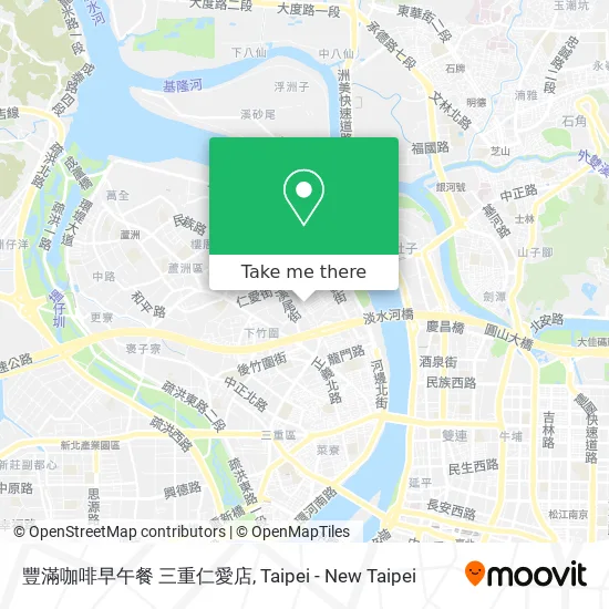 豐滿咖啡早午餐 三重仁愛店 map