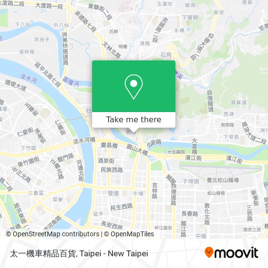 太一機車精品百貨 map