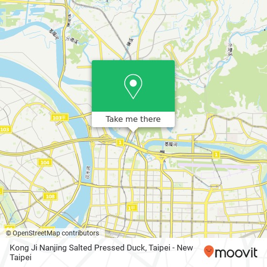 Kong Ji Nanjing Salted Pressed Duck, 臺北市士林區通河街19號 map