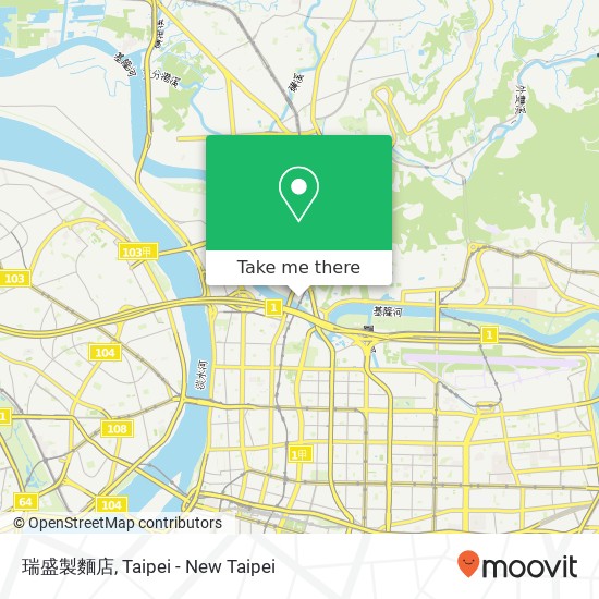 瑞盛製麵店, 臺北市士林區通河街2巷32號地圖