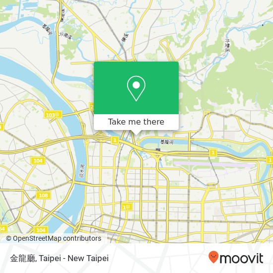 金龍廳, 臺北市中山區 map