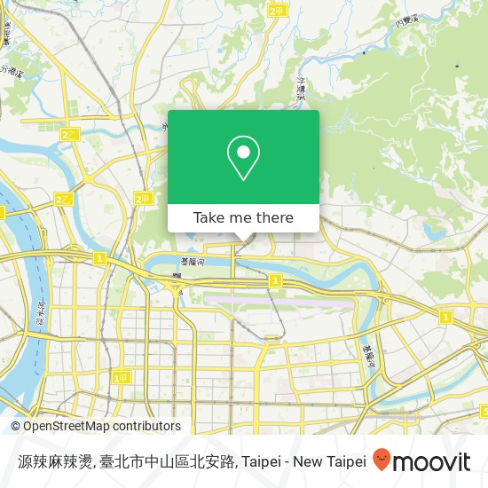 源辣麻辣燙, 臺北市中山區北安路 map