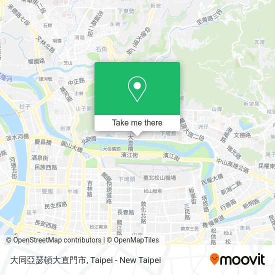 大同亞瑟頓大直門市 map