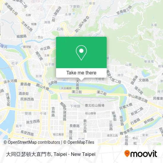 大同亞瑟頓大直門市地圖