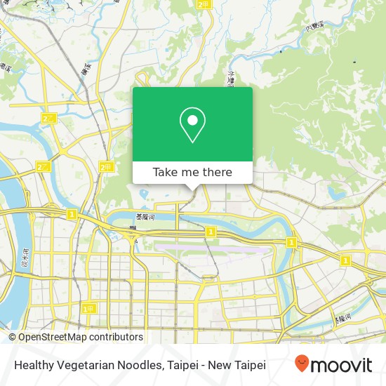 Healthy Vegetarian Noodles, 臺北市中山區北安路595巷2弄8號 map