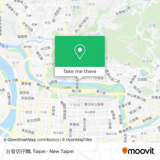 台發切仔麵 map