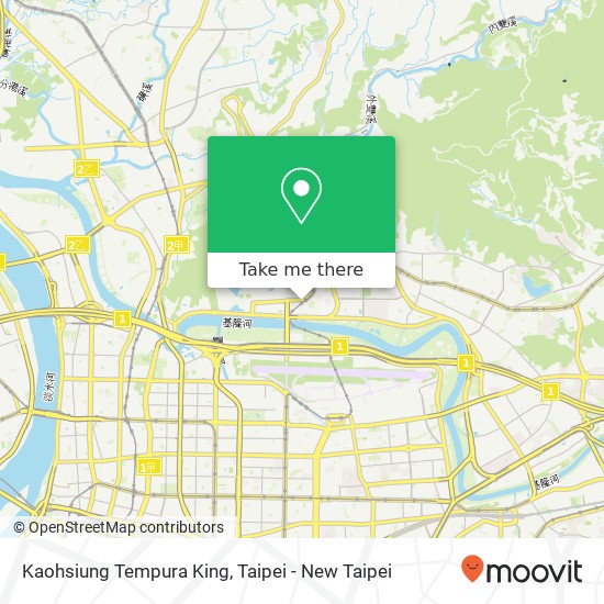 Kaohsiung Tempura King, 臺北市中山區北安路534號 map