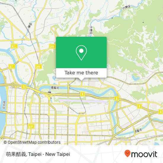 萌果醋義, 臺北市中山區明水路575號地圖