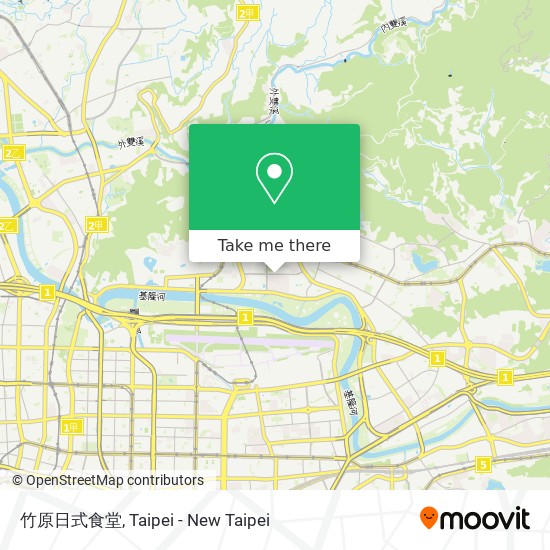 竹原日式食堂 map