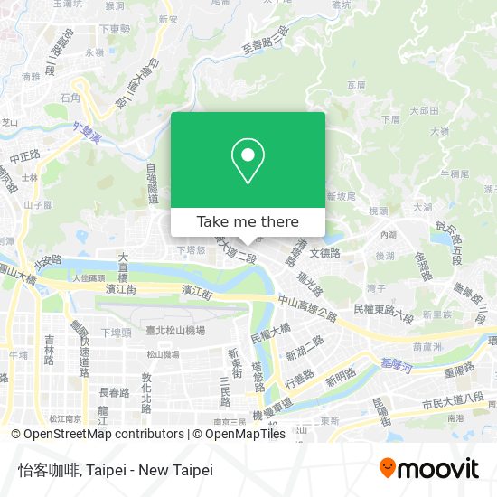 怡客咖啡 map