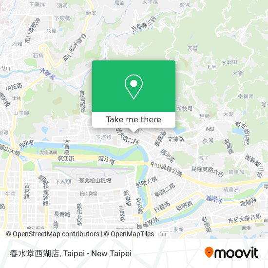 春水堂西湖店 map