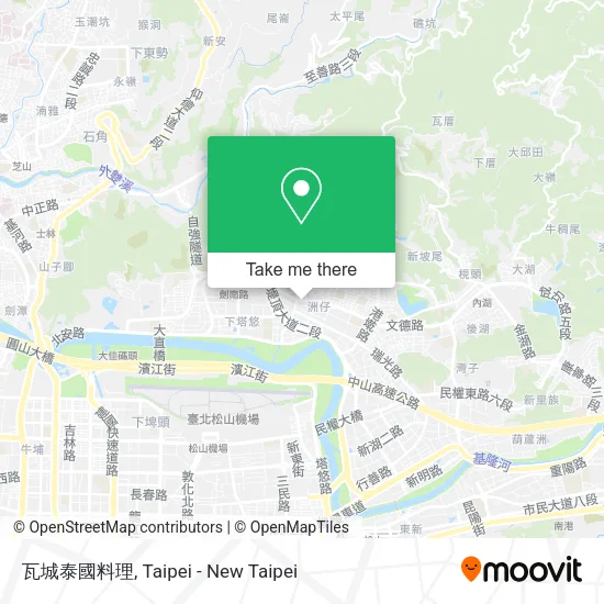 瓦城泰國料理地圖