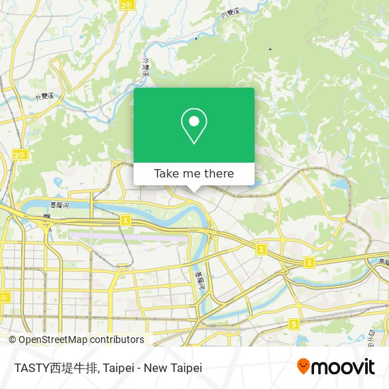 TASTY西堤牛排 map