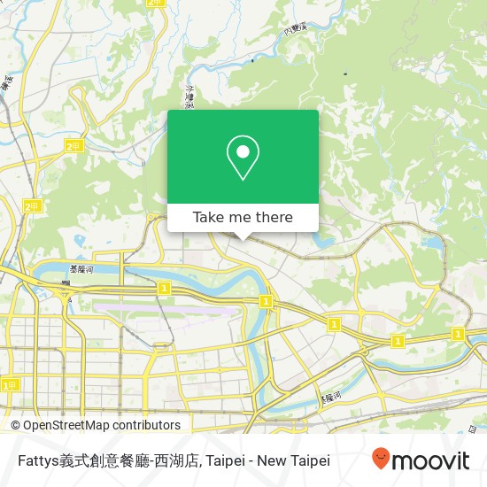 Fattys義式創意餐廳-西湖店, 臺北市內湖區瑞光路583巷 map