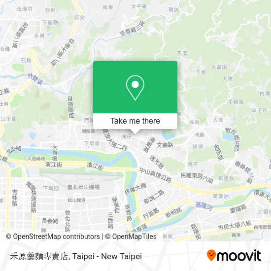 禾原羹麵專賣店 map
