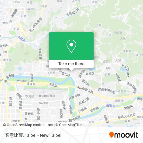 客意比薩地圖