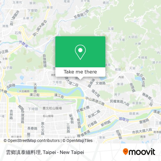 雲鄉滇泰緬料理 map