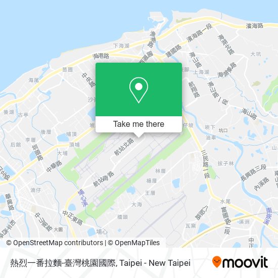 熱烈一番拉麵-臺灣桃園國際 map