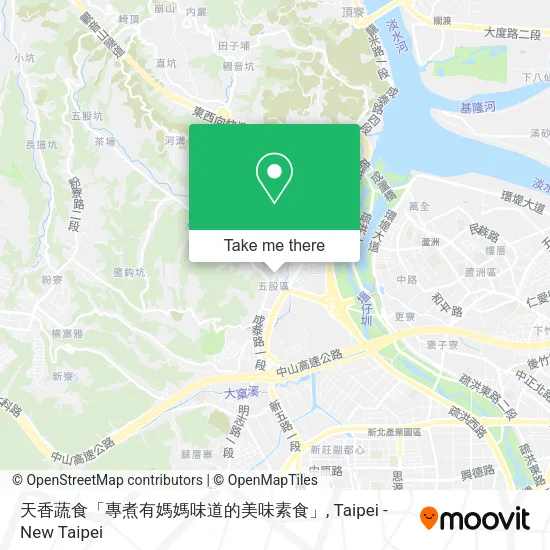 天香蔬食「專煮有媽媽味道的美味素食」地圖
