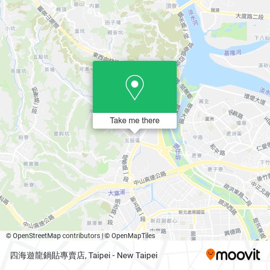 四海遊龍鍋貼專賣店 map
