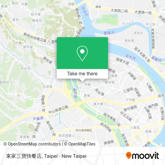 東家三寶快餐店 map